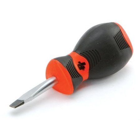 PERFORMANCE TOOL Slotted Stubby Screwdriver, W30994 W30994